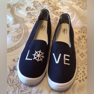 G.H. Bass & Co. Nautical Canvas Boat Shoes